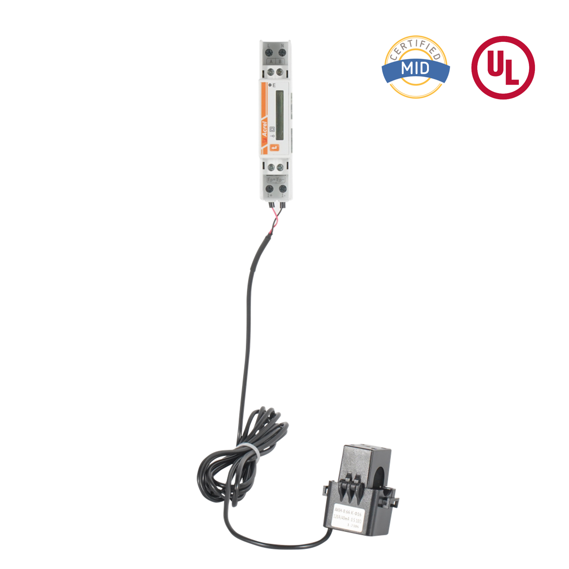 UL Certified AC Single Phase Energy Meter cum Split Core CT