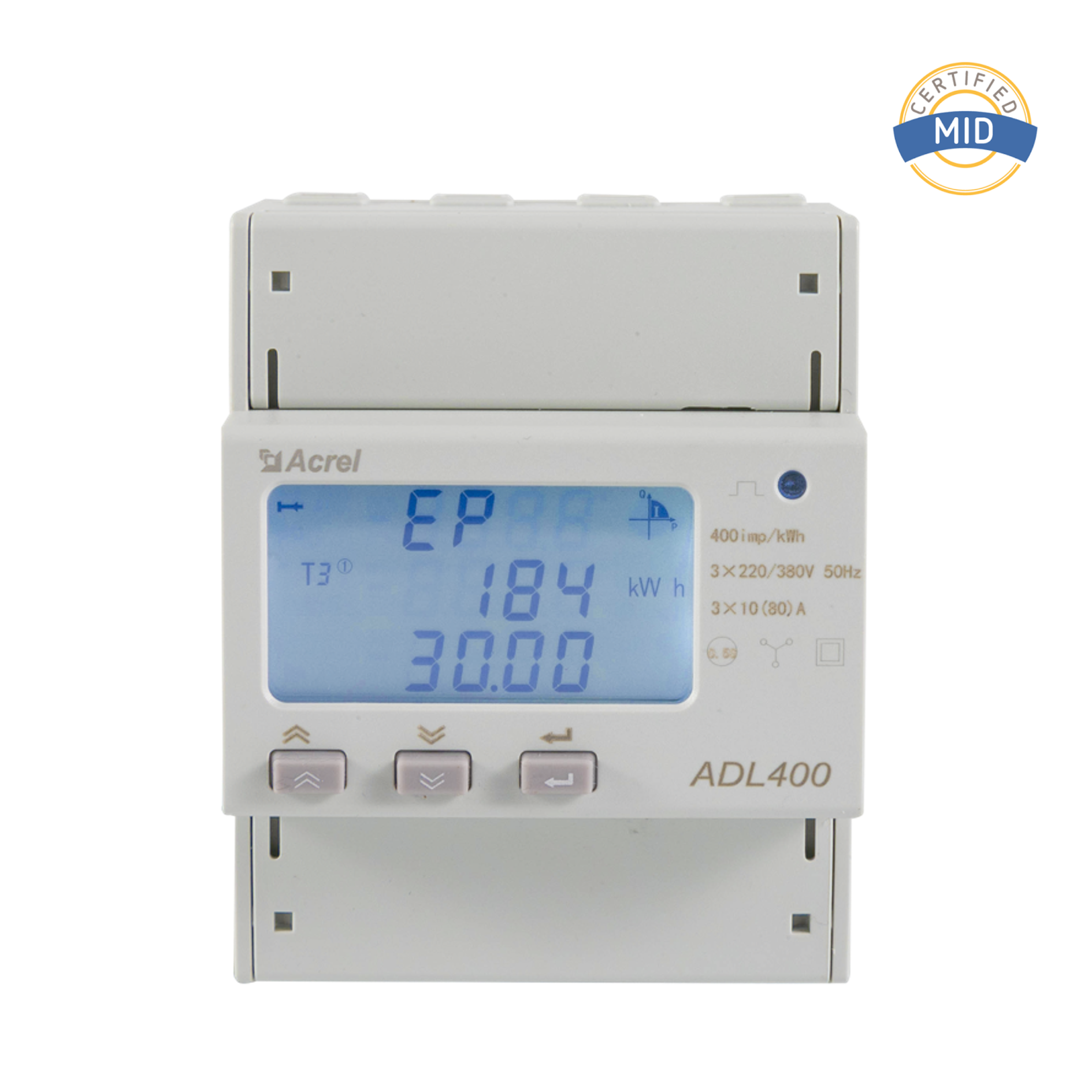 AC Three Phase kWh Measurement Energy Meter