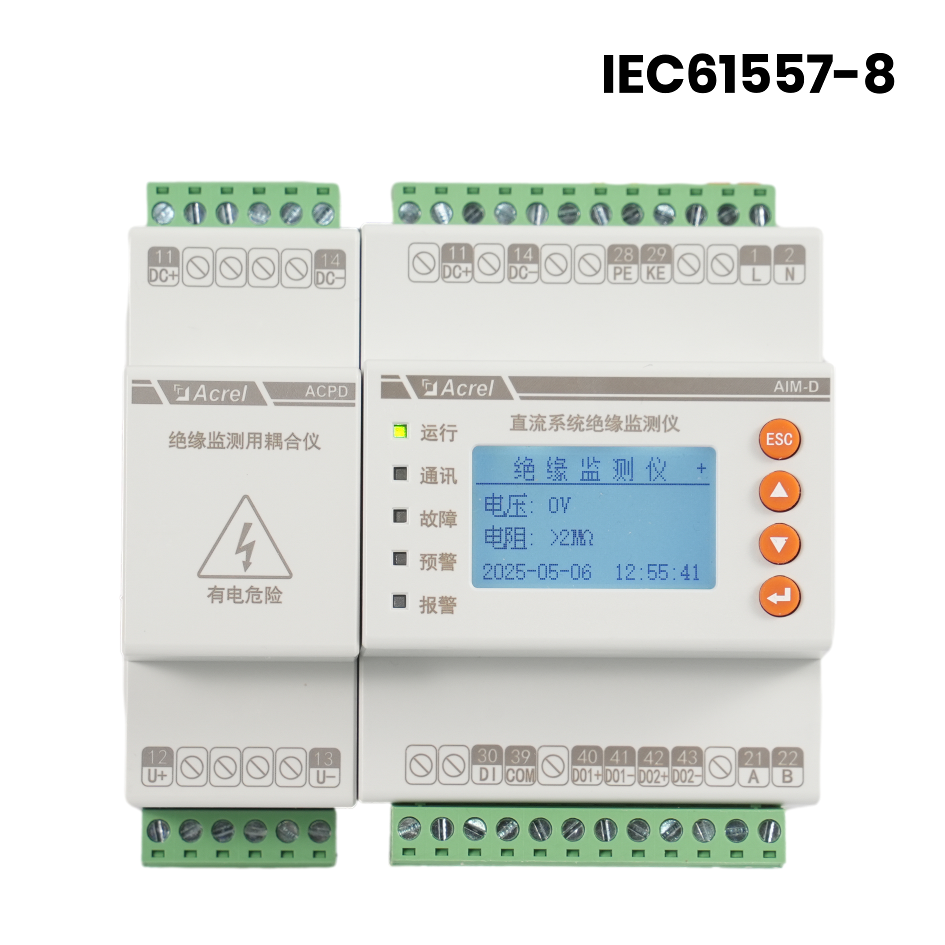 AIM-D500-CA DC Din Rail Insulation Cras Fabrica IMD cum IEC61557-8