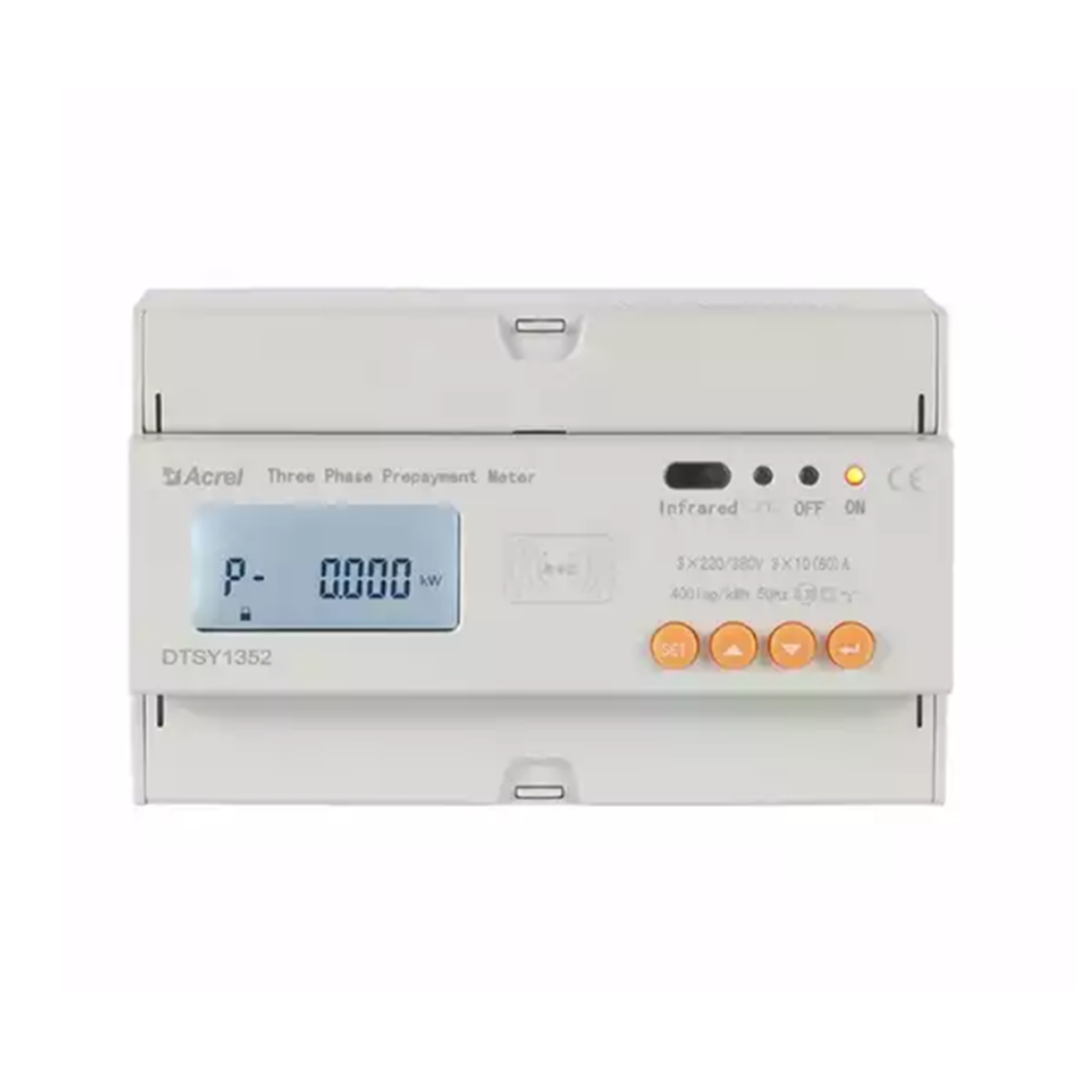 Wireless AC Tres Phase 80A Prepaid Metre pro Billing System
