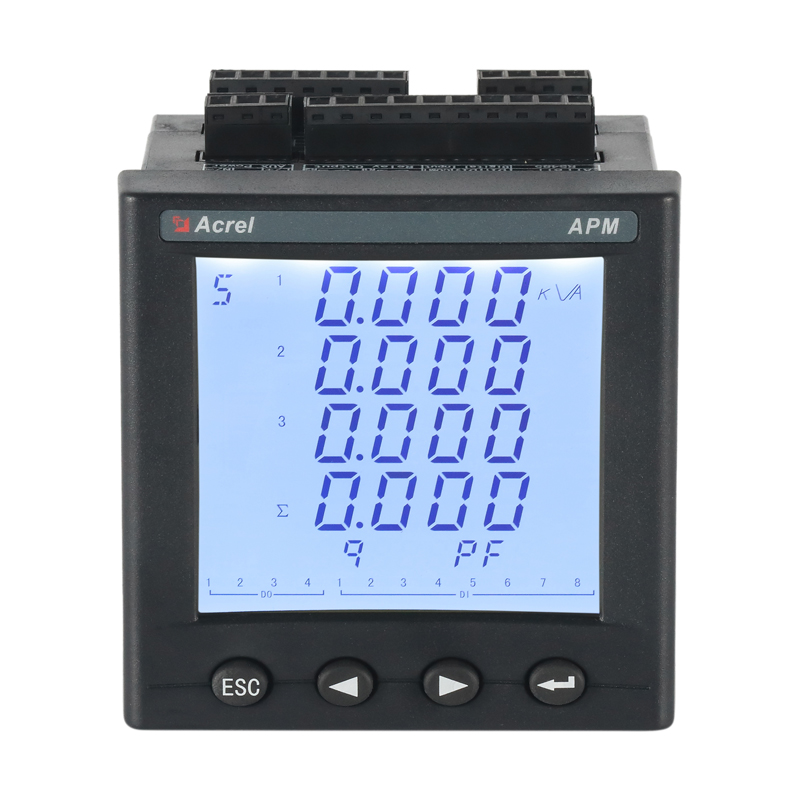 AC Three Phase Programmable Panel Mounted Energy Meter