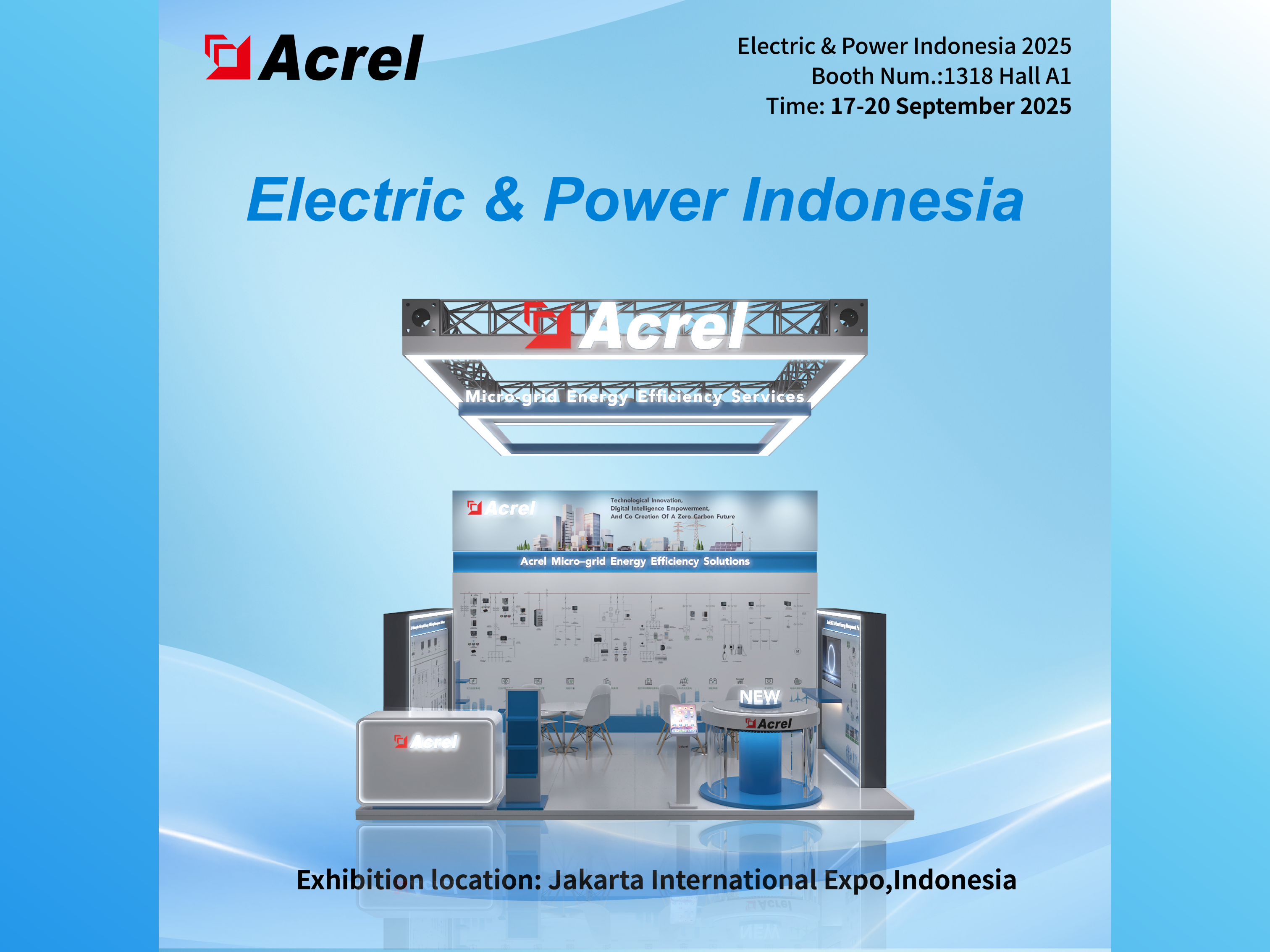 Acrel Showcases Advanced Energy Management Solutions at Electric & Power Indonesia 2025